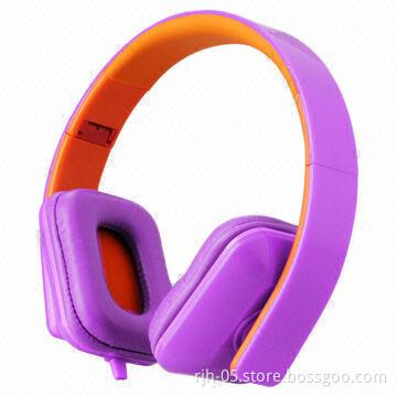 Colorful Promotional OEM Headphones with CE, RoHS, REACH Marks, 20-20kHz Frequency Response